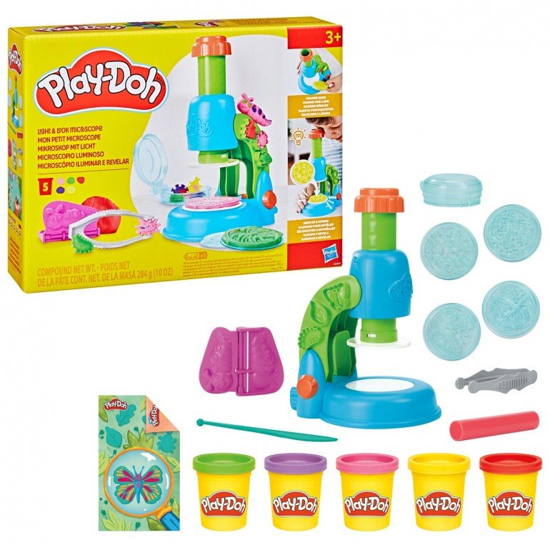 PLAY-DOH MICROSCOPIO LUMINOSO