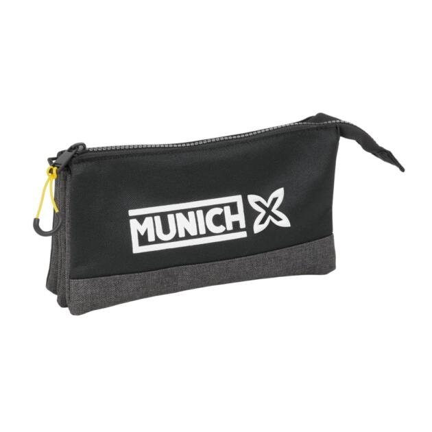 Estuche Triple Compartimento Munich Oficial