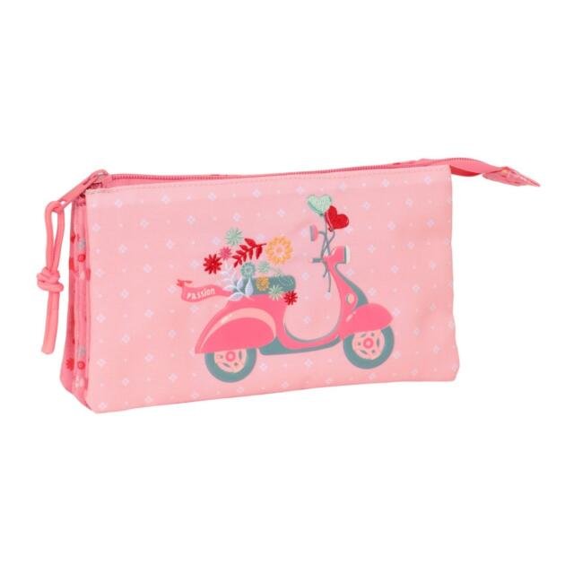 Estuche Moos Triple Reciclado con Cremalleras