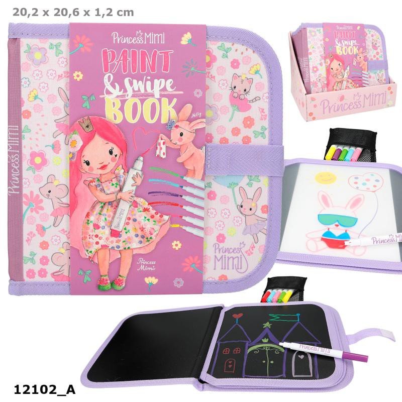Princesa Mimi LIBRO PINTA Y BORRA