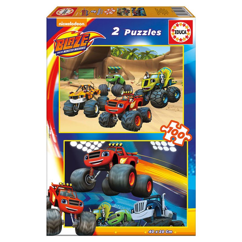 2 Puzzles Blaze 100 pc. Educa