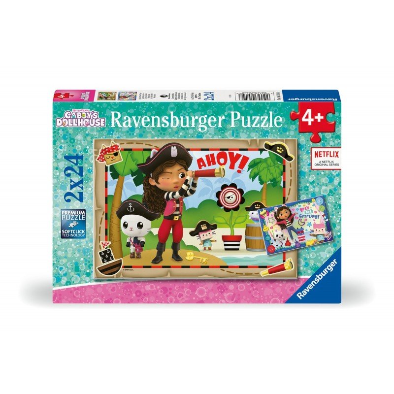 Puzzle 2 X 24 Pz: Gabby's Dollhouse