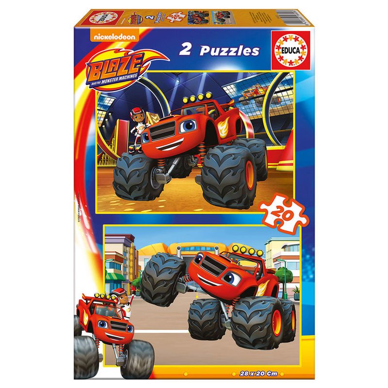 2 Puzzles Blaze 20 pc. Educa