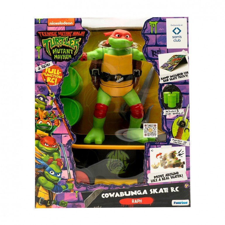 RC COWABUNGA SKATER 32 CM TORTUGAS NINJA