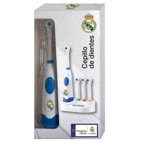 Cepillo dental Real Madrid eléctrico a pilas vibratorio