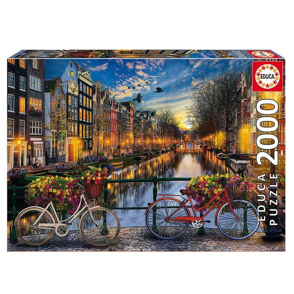 Puzzle 2000 Piezas - Vistas de Amsterdam