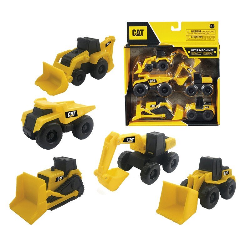 Set 5 Vehículos Obras Públicas