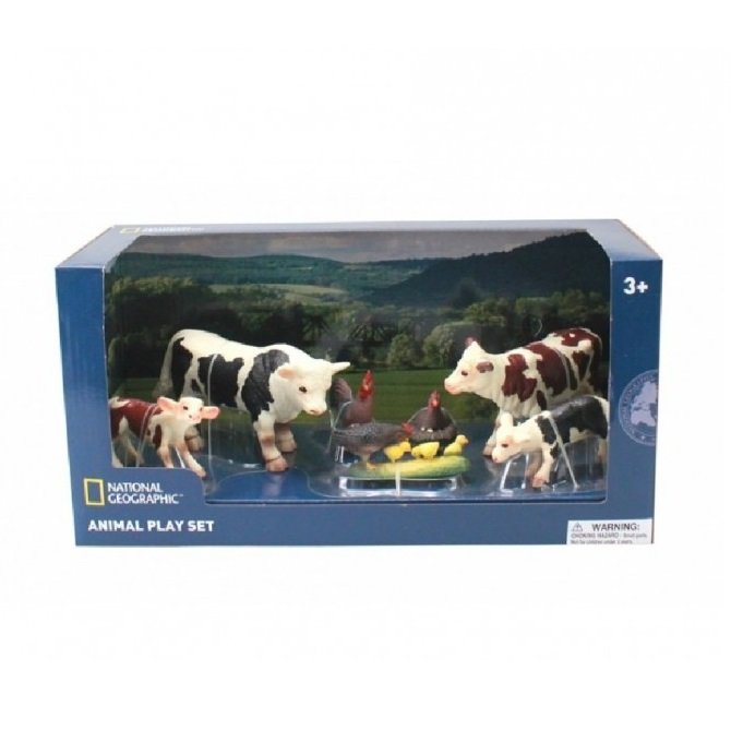 Set 7 Figuras Animales de Granja NATIONAL GEOGRAPHIC