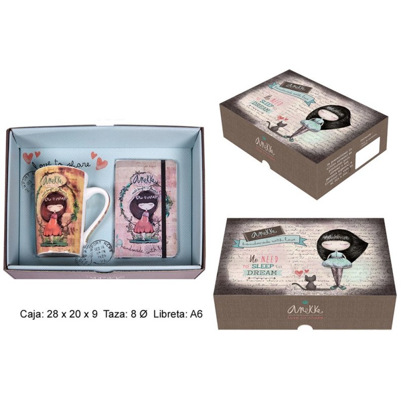 Taza + Libreta Anekke Nature