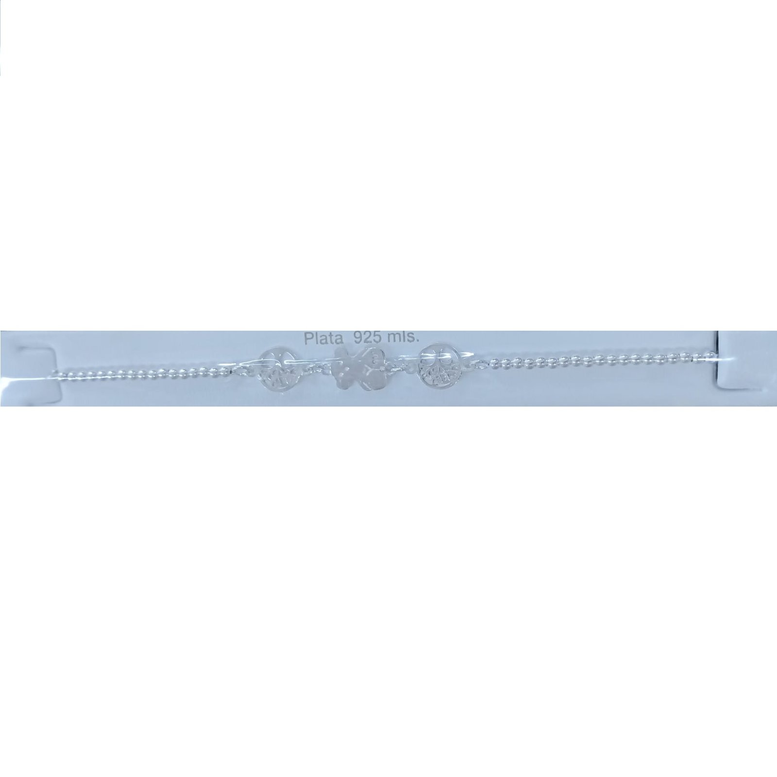 Pulsera plata Oso Árbol de la vida