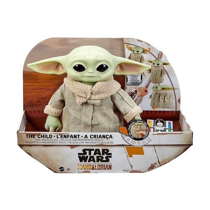 EL NIÑO Peluche con Movimientos Reales STAR WARS