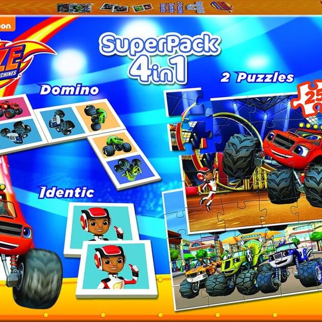 Superpack 4 en 1 Blaze. Educa
