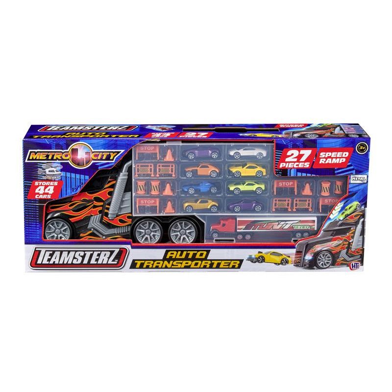 TEAMSTERZ TRAILER ALMACÉN CON 9 COCHES