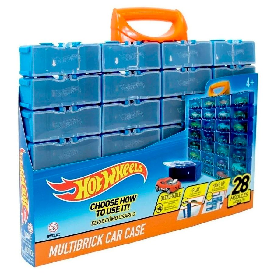 Caja de almacenamiento 28 HOT WHEELS