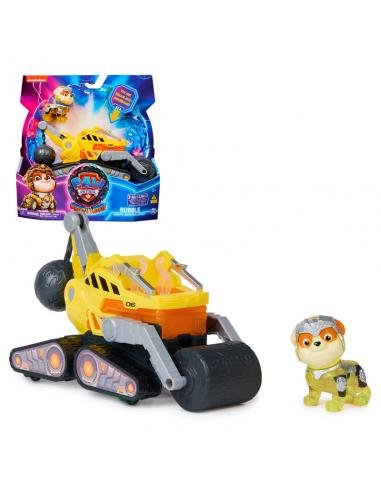 VEHICULO RUBBLE MIGHTY MOVIE PATRULLA CANINA PAW PATROL