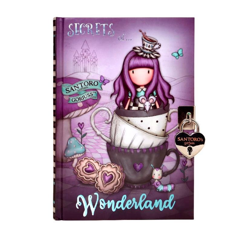 Gorjuss - Diario con cerradura Wonderland