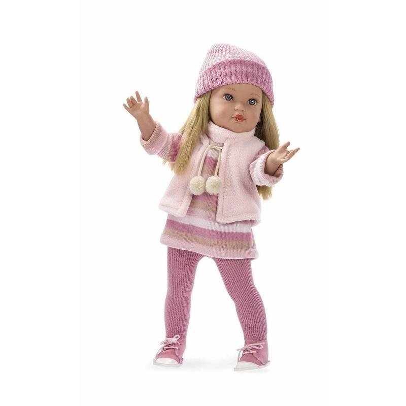 MUÑECA CARLA 49CM ROSA